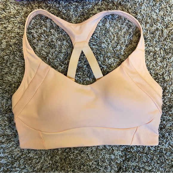 2 Avia Molded Split Racerback Sports Bra With Adjustable Straps Size Medium - Picture 9 of 13